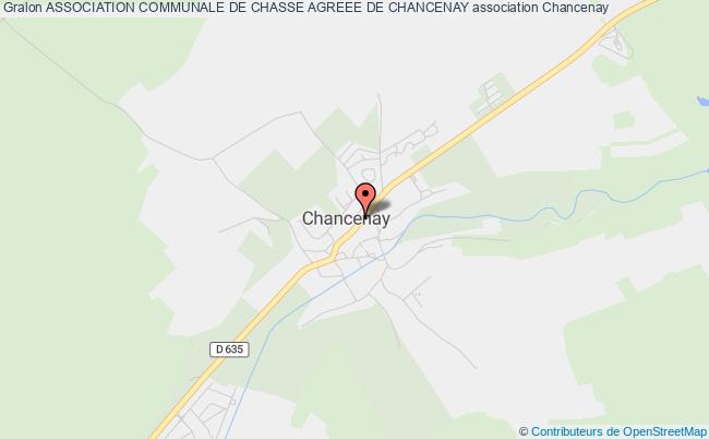 ASSOCIATION COMMUNALE DE CHASSE AGREEE DE CHANCENAY
