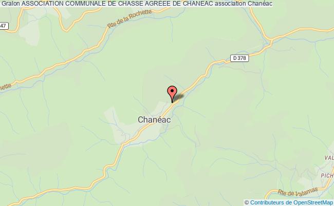 ASSOCIATION COMMUNALE DE CHASSE AGREEE DE CHANEAC