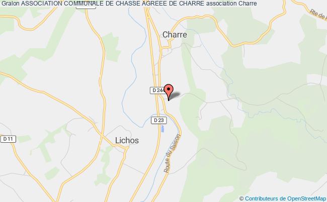 plan association Association Communale De Chasse Agreee De Charre Charre