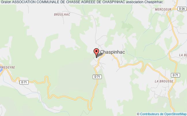 plan association Association Communale De Chasse Agreee De Chaspinhac Chaspinhac