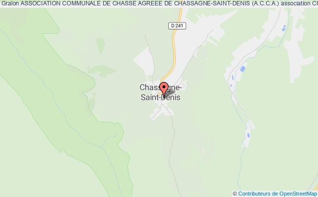 plan association Association Communale De Chasse Agreee De Chassagne-saint-denis (a.c.c.a.) Chassagne-Saint-Denis