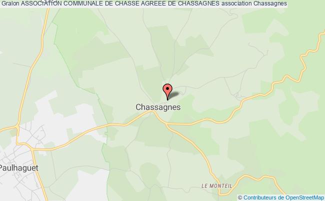 plan association Association Communale De Chasse Agreee De Chassagnes Chassagnes