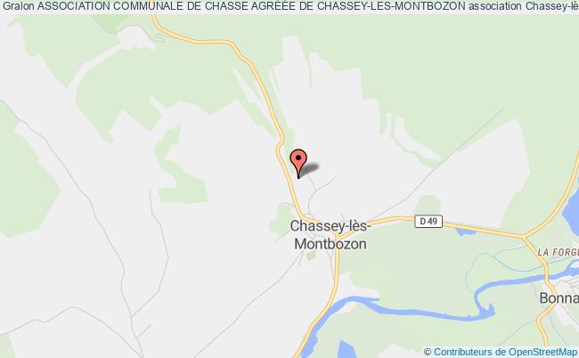 plan association Association Communale De Chasse AgrÉÉe De Chassey-les-montbozon Chassey-lès-Montbozon