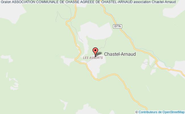 plan association Association Communale De Chasse Agreee De Chastel-arnaud CHASTEL ARNAUD