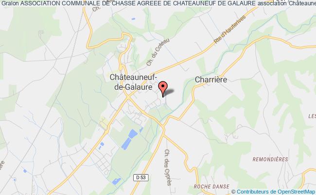 plan association Association Communale De Chasse Agreee De Chateauneuf De Galaure Châteauneuf-de-Galaure