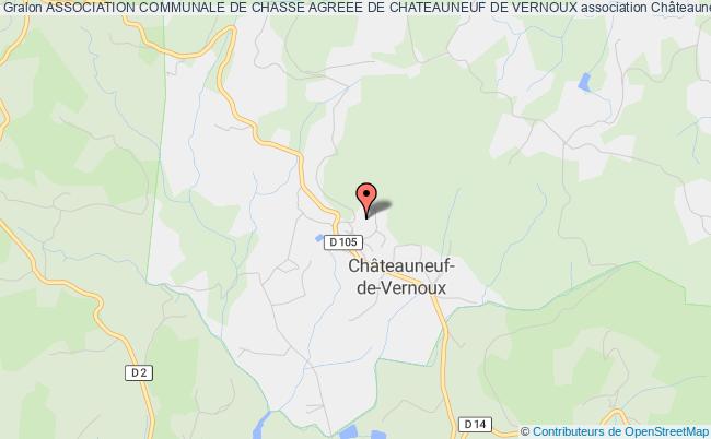 ASSOCIATION COMMUNALE DE CHASSE AGREEE DE CHATEAUNEUF DE VERNOUX