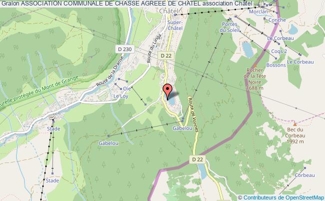 ASSOCIATION COMMUNALE DE CHASSE AGREEE DE CHATEL