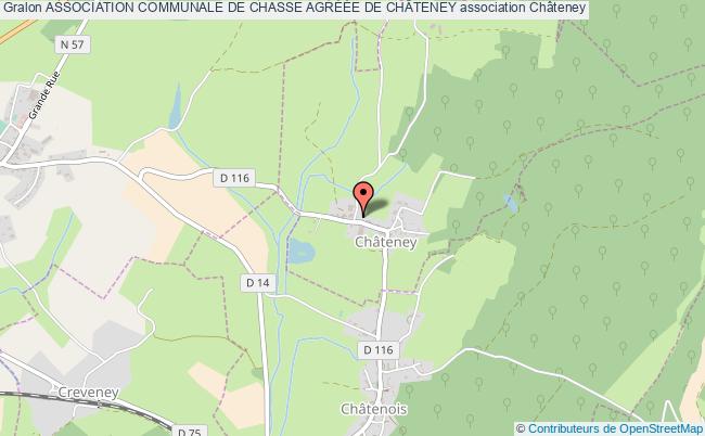 plan association Association Communale De Chasse AgrÉÉe De ChÂteney Châteney