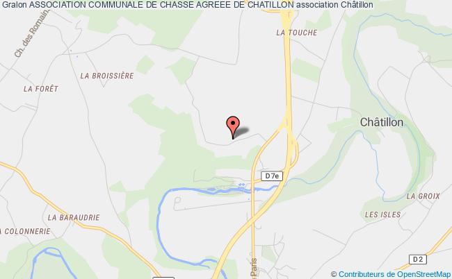 plan association Association Communale De Chasse Agreee De Chatillon Châtillon