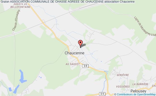 ASSOCIATION COMMUNALE DE CHASSE AGREEE DE CHAUCENNE