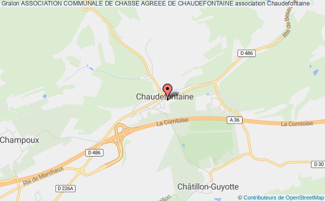 plan association Association Communale De Chasse Agreee De Chaudefontaine Chaudefontaine