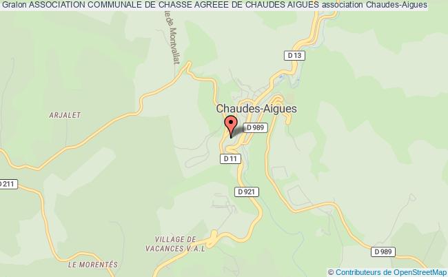 plan association Association Communale De Chasse Agreee De Chaudes Aigues Chaudes-Aigues