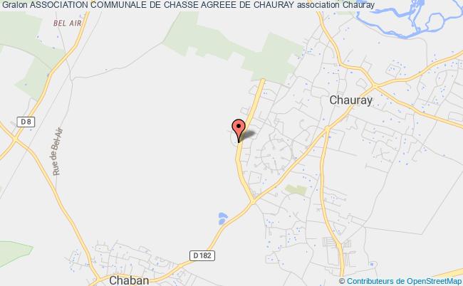 plan association Association Communale De Chasse Agreee De Chauray Chauray