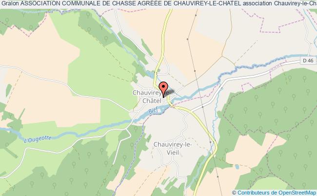 plan association Association Communale De Chasse AgrÉÉe De Chauvirey-le-chatel Chauvirey-le-Châtel