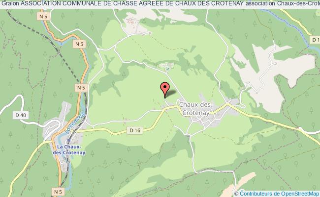 ASSOCIATION COMMUNALE DE CHASSE AGREEE DE CHAUX DES CROTENAY