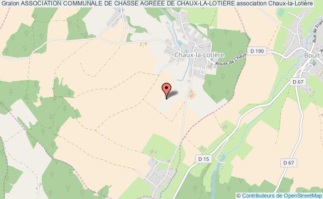 ASSOCIATION COMMUNALE DE CHASSE AGRÉÉE DE CHAUX-LA-LOTIÈRE