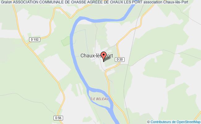 plan association Association Communale De Chasse AgrÉÉe De Chaux Les Port Chaux-lès-Port