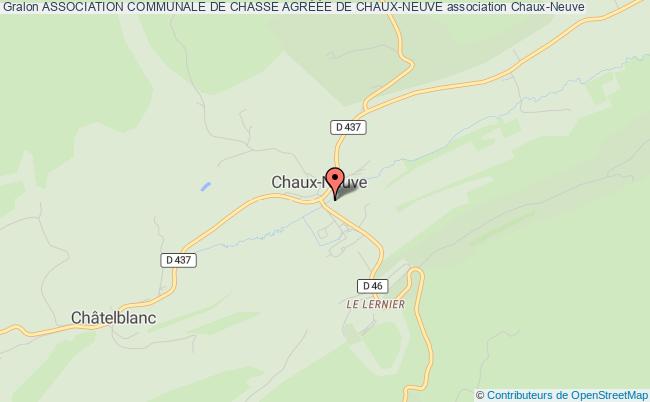 ASSOCIATION COMMUNALE DE CHASSE AGRÉÉE DE CHAUX-NEUVE
