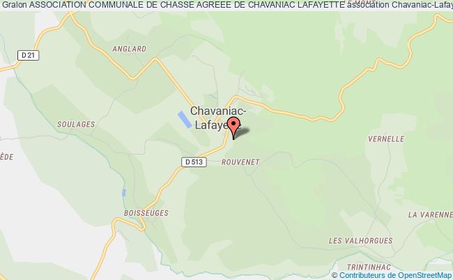 plan association Association Communale De Chasse Agreee De Chavaniac Lafayette Chavaniac-Lafayette