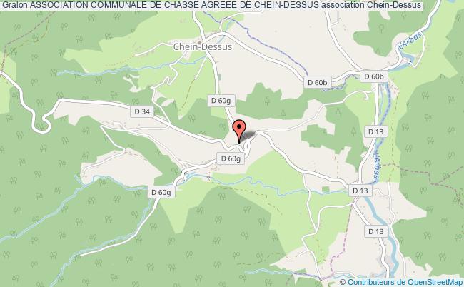 ASSOCIATION COMMUNALE DE CHASSE AGREEE DE CHEIN-DESSUS