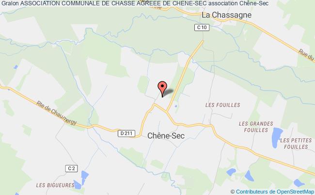 plan association Association Communale De Chasse Agreee De Chene-sec Chêne-Sec