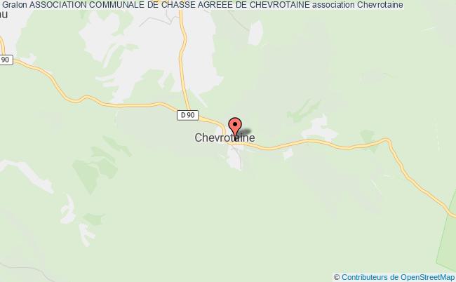 plan association Association Communale De Chasse Agreee De Chevrotaine Chevrotaine