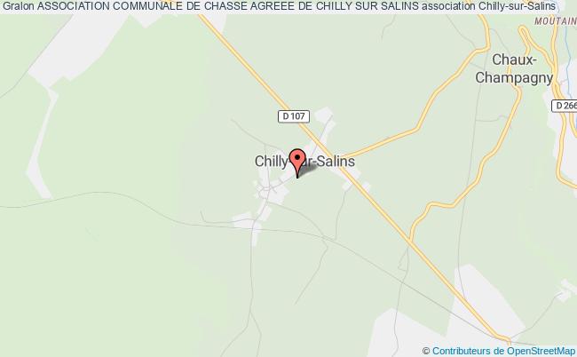 plan association Association Communale De Chasse Agreee De Chilly Sur Salins Chilly-sur-Salins