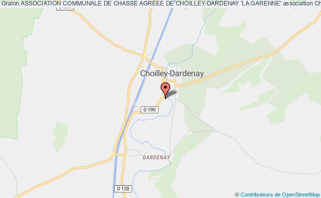 plan association Association Communale De Chasse Agreee De Choilley-dardenay 'la Garenne' Choilley-Dardenay