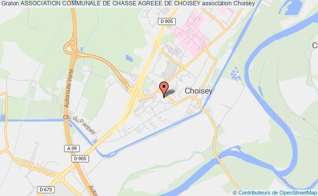 plan association Association Communale De Chasse Agreee De Choisey Choisey