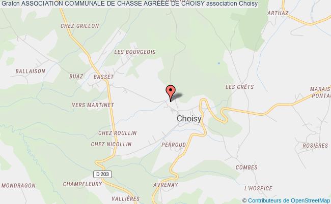 plan association Association Communale De Chasse AgrÉÉe De Choisy Choisy