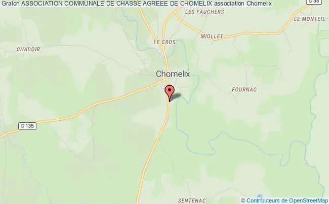 ASSOCIATION COMMUNALE DE CHASSE AGREEE DE CHOMELIX