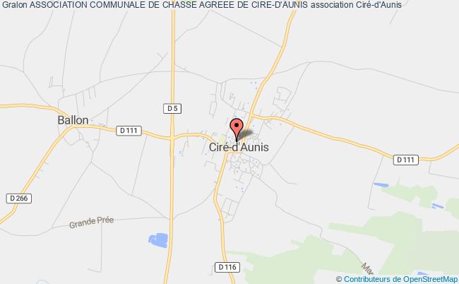 ASSOCIATION COMMUNALE DE CHASSE AGREEE DE CIRE-D'AUNIS