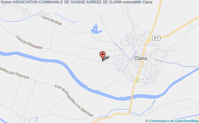 ASSOCIATION COMMUNALE DE CHASSE AGREEE DE CLAIRA
