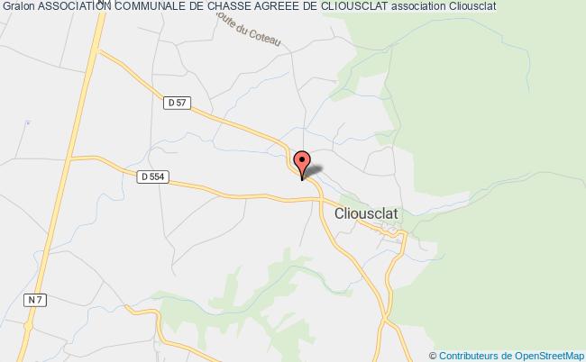 ASSOCIATION COMMUNALE DE CHASSE AGREEE DE CLIOUSCLAT