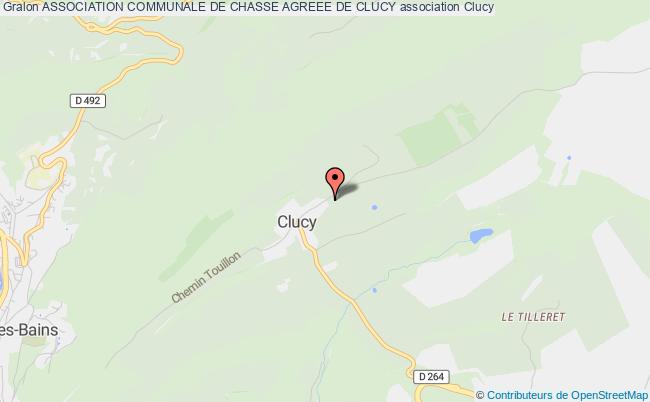 plan association Association Communale De Chasse Agreee De Clucy Clucy