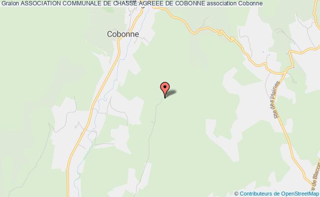 ASSOCIATION COMMUNALE DE CHASSE AGREEE DE COBONNE