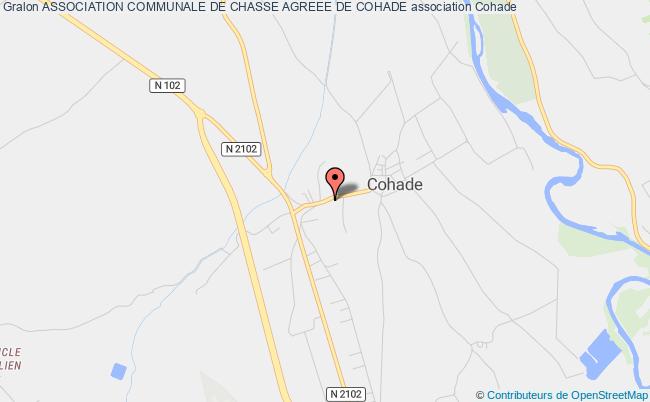 plan association Association Communale De Chasse Agreee De Cohade Cohade