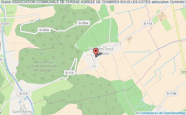 plan association Association Communale De Chasse Agreee De Combres Sous Les Cotes Combres-sous-les-Côtes