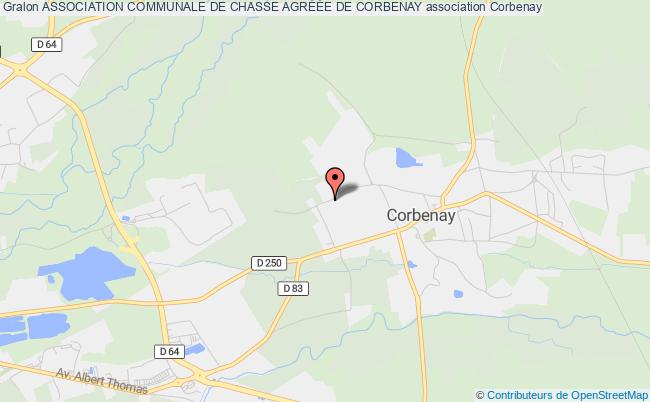 plan association Association Communale De Chasse AgrÉÉe De Corbenay Corbenay