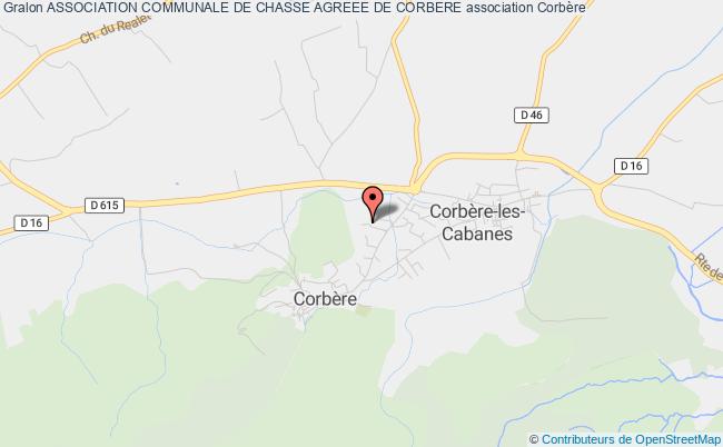 ASSOCIATION COMMUNALE DE CHASSE AGREEE DE CORBERE