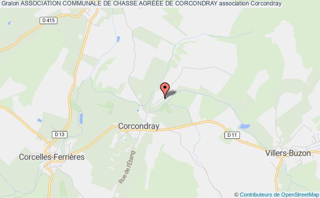 ASSOCIATION COMMUNALE DE CHASSE AGRÉÉE DE CORCONDRAY