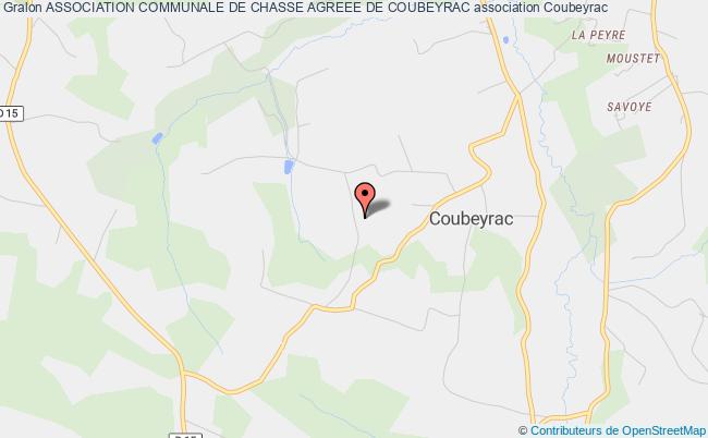 plan association Association Communale De Chasse Agreee De Coubeyrac Coubeyrac