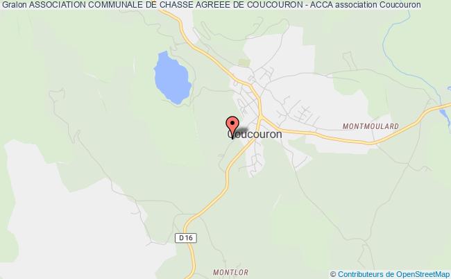 ASSOCIATION COMMUNALE DE CHASSE AGREEE DE COUCOURON - ACCA