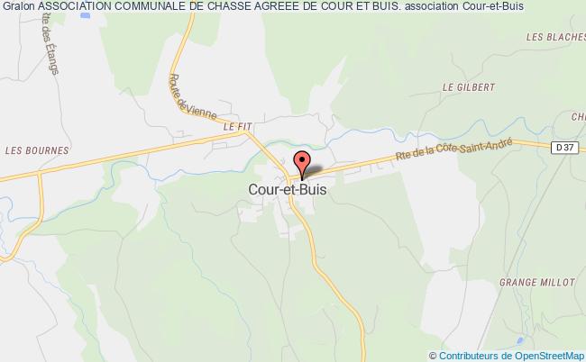 plan association Association Communale De Chasse Agreee De Cour Et Buis. Cour-et-Buis