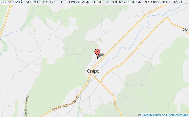 plan association Association Communale De Chasse Agreee De Crepol (acca De Crepol) Crépol