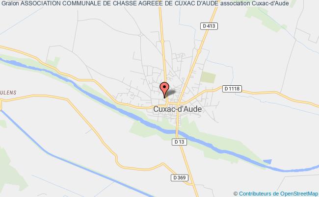 plan association Association Communale De Chasse Agreee De Cuxac D'aude Cuxac-d'Aude
