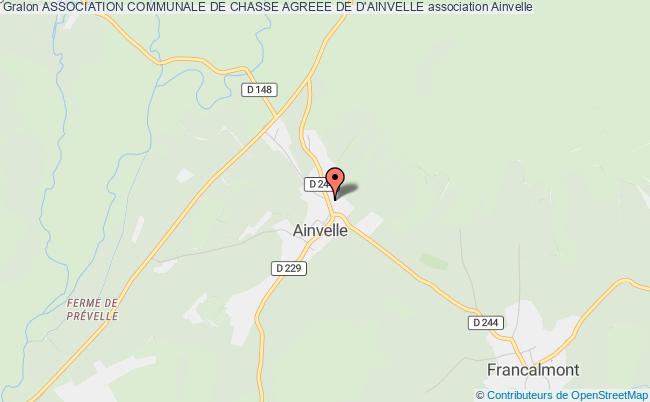 ASSOCIATION COMMUNALE DE CHASSE AGREEE DE D'AINVELLE