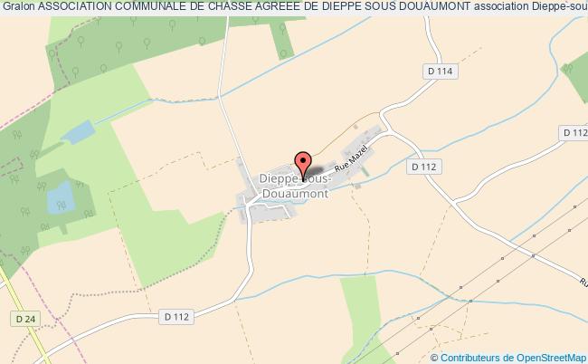 plan association Association Communale De Chasse Agreee De Dieppe Sous Douaumont Dieppe-sous-Douaumont
