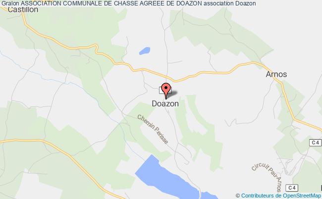 ASSOCIATION COMMUNALE DE CHASSE AGREEE DE DOAZON