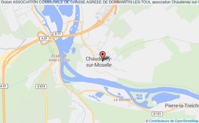plan association Association Communale De Chasse Agreee De Dommartin-les-toul Chaudeney-sur-Moselle